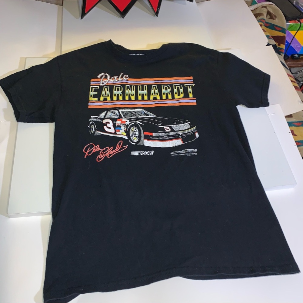 Nascar Dale Earnhardt Black Short Sleeve Race Car Tee